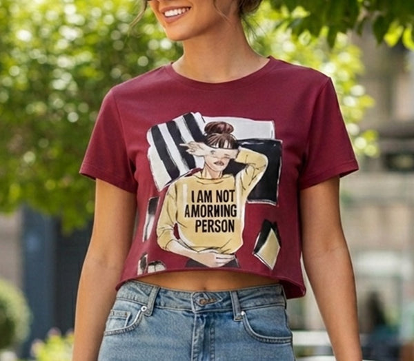 CENE Printed Top Tee